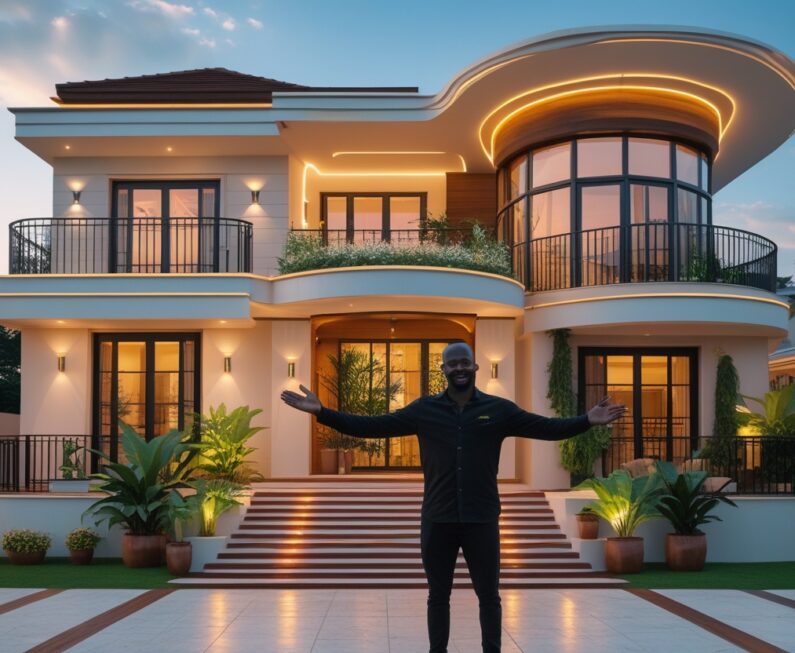 Leonardo_Phoenix_10_A_modern_threestory_house_with_a_luxurious_0